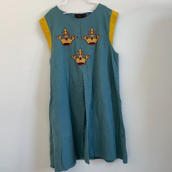 Windlass Medieval Renaissance Pull Over Tunic Top Costume Cosplay Blue Mens S - Picture 1 of 7